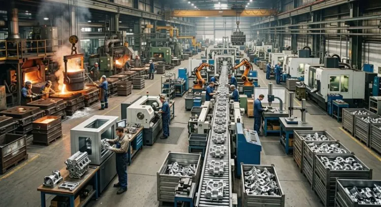 Fonderie en France : du prototype à la production en série en aluminium