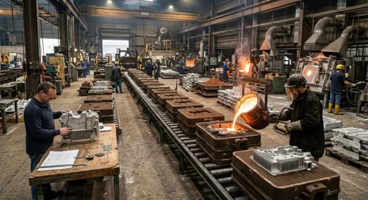 Fonderie en France : du prototype à la production en série en aluminium