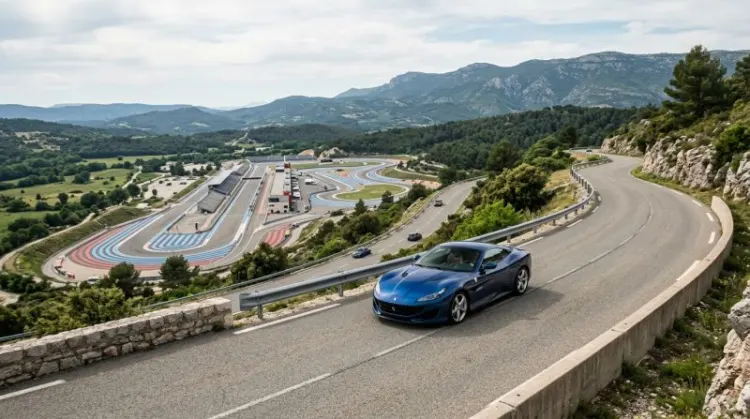 Où conduire une voiture de sport près de Lyon : circuits et routes 2026